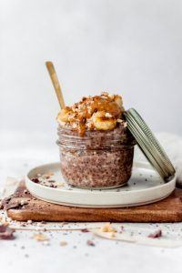 Blokfood: Snickers overnight oats