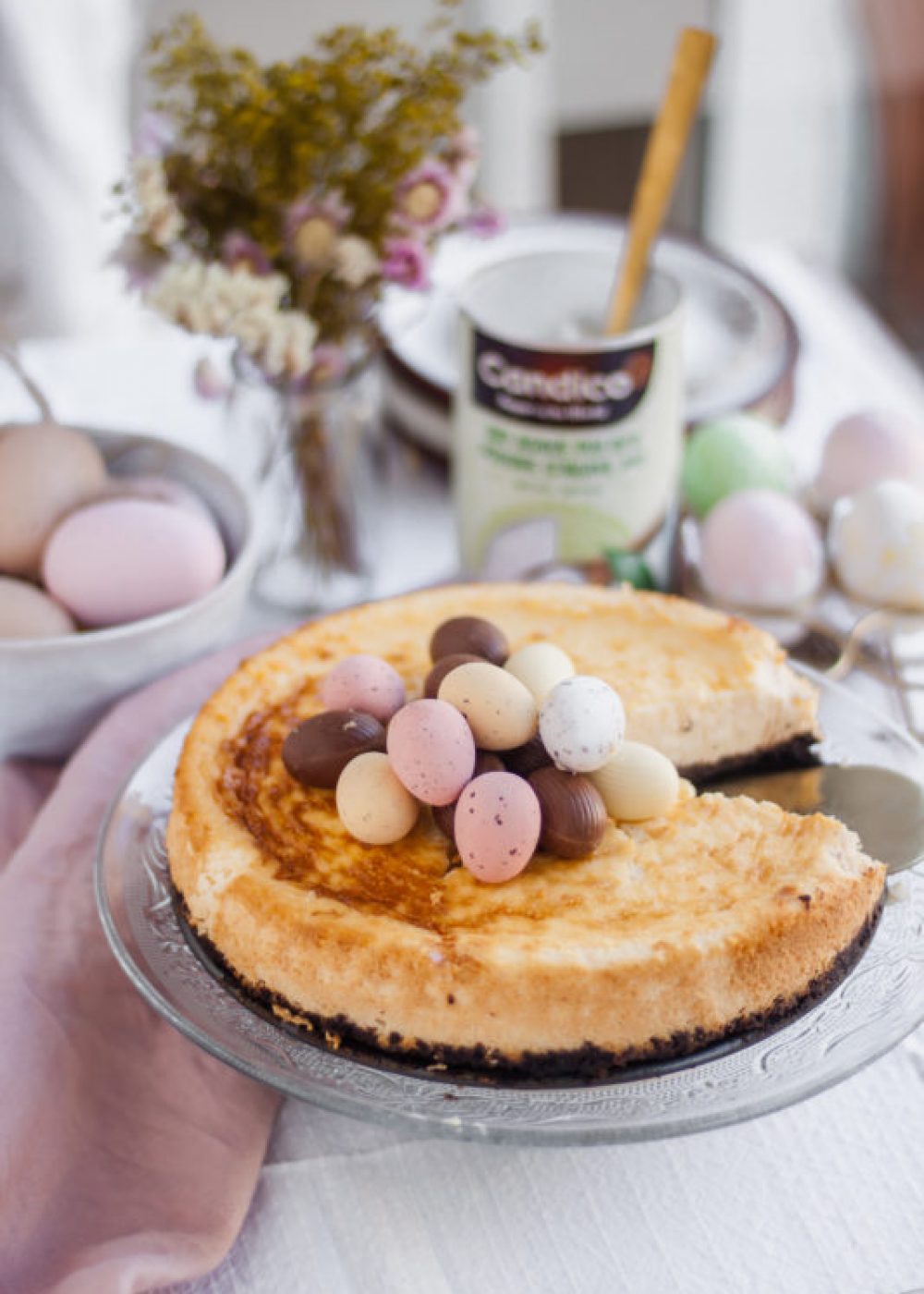 Oreo Cheesecake met paaseieren