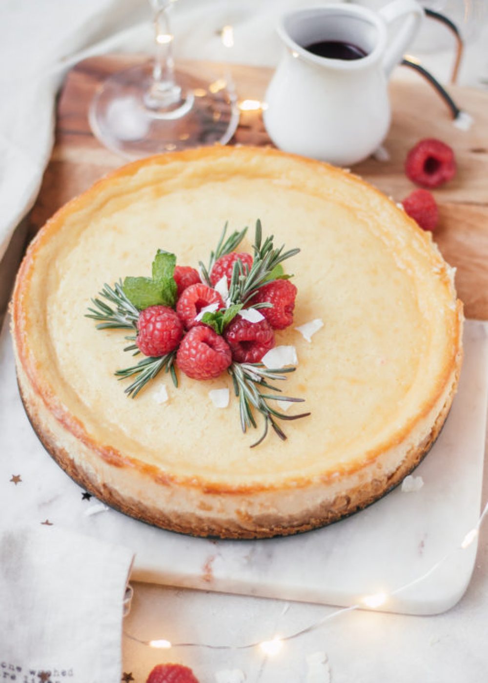 Christmas is coming: Witte chocolade cheesecake