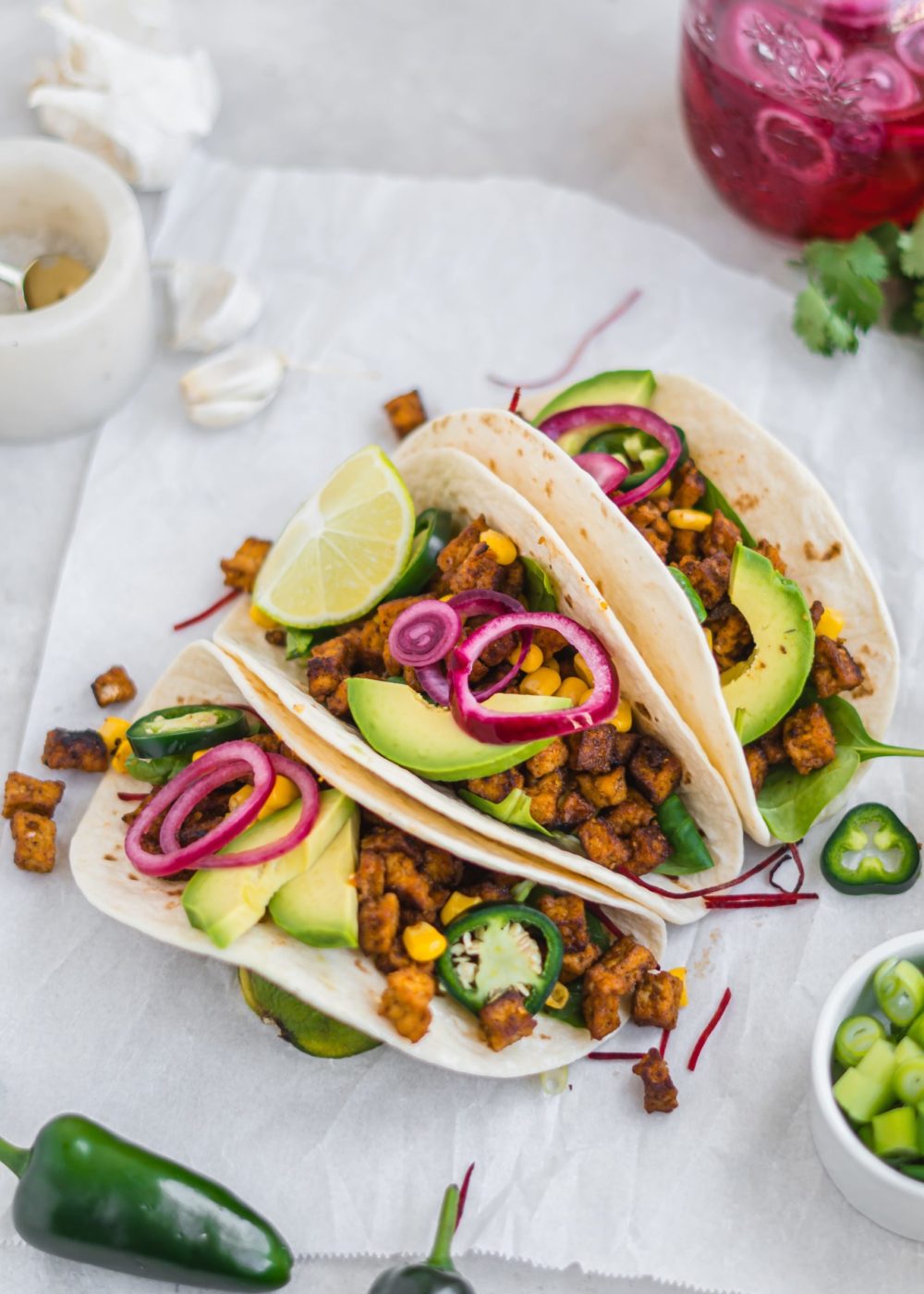 Spicy Tofu Taco’s