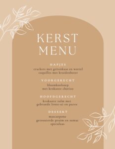 Lees meer over het artikel Menu 2 – “HKED” editie