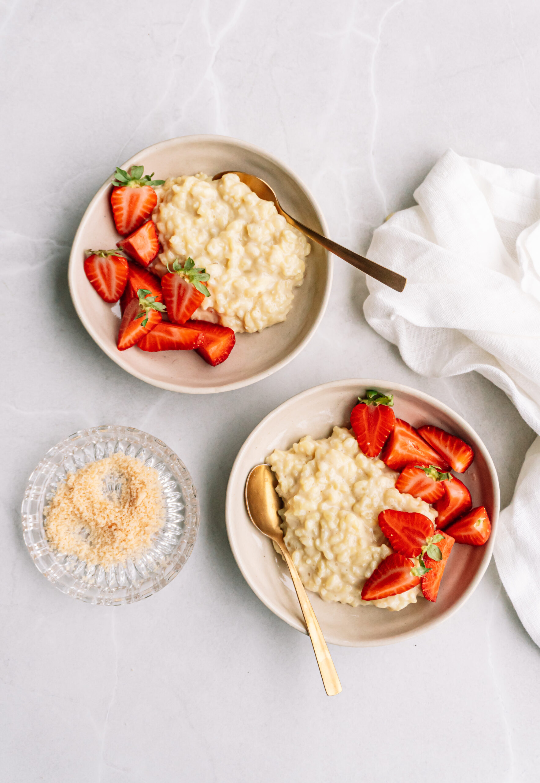 Je bekijkt nu Rijstpap met Alpro Vanille