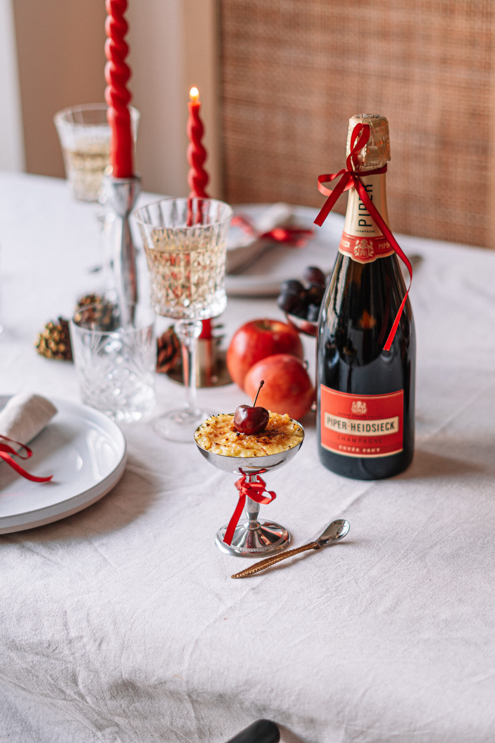 Je bekijkt nu Rijstpap brulee met kersen en sumak